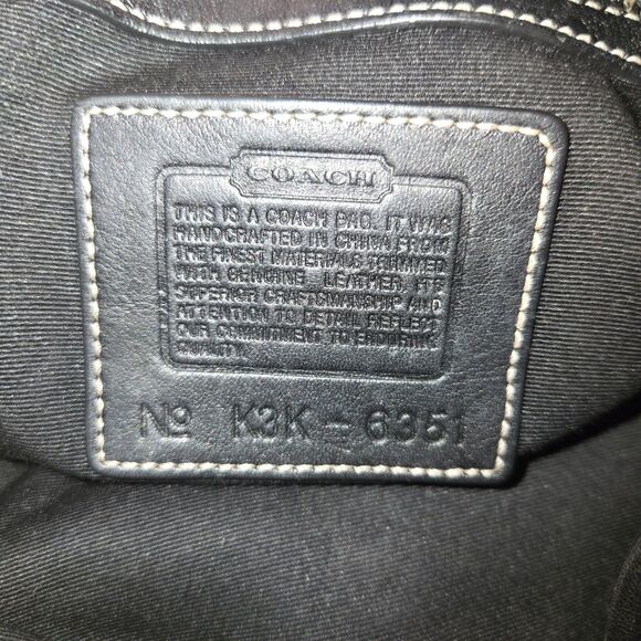 Coach 6351 Y2K Black Signature C Jaquard Mini Soho Hobo Bag 11"X6"X2" No Hangtag - Picture 10 of 10